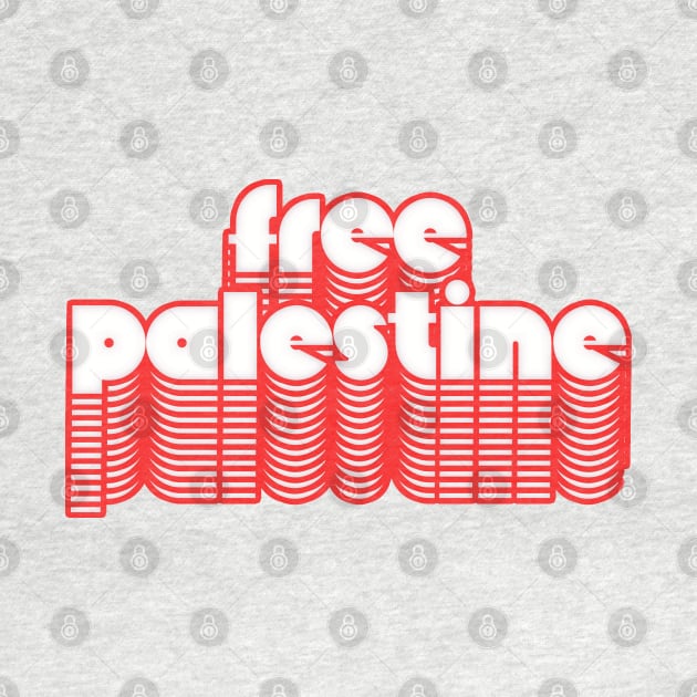 Free Palestine //// Retro Style Design by DankFutura